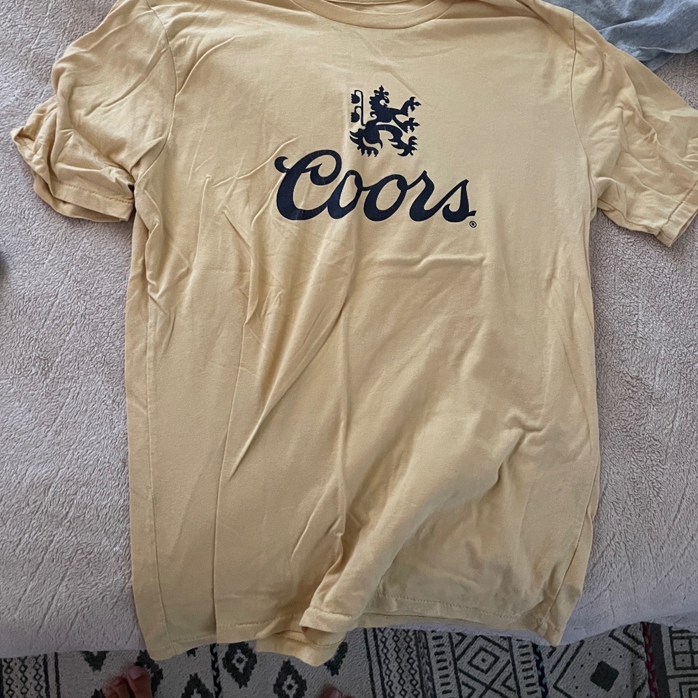 Coors beer shirt
